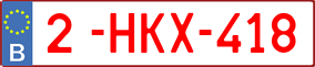Truck License Plate